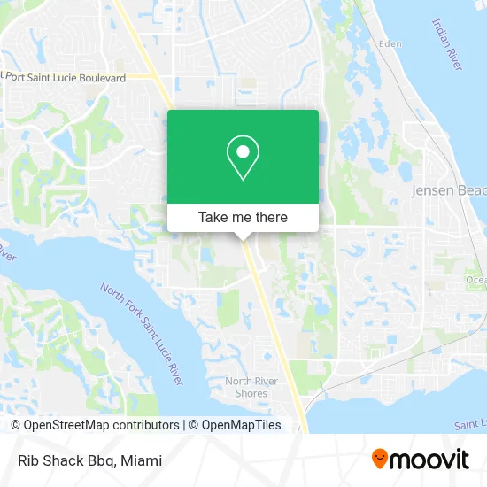 Rib Shack Bbq map