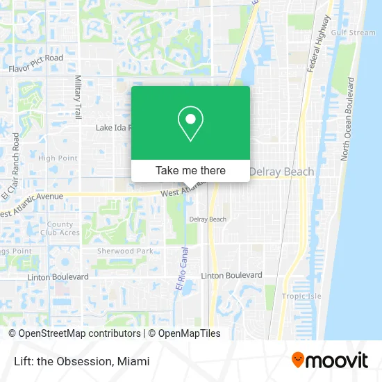 Lift: the Obsession map