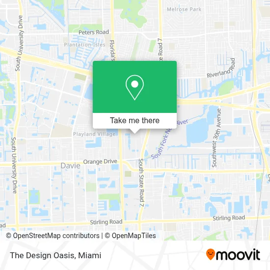 The Design Oasis map