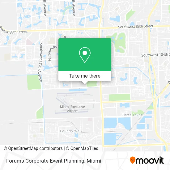 Forums Corporate Event Planning map