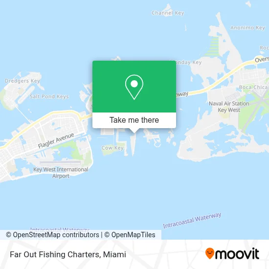 Far Out Fishing Charters map