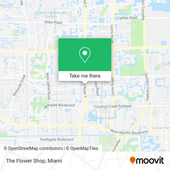 The Flower Shop map