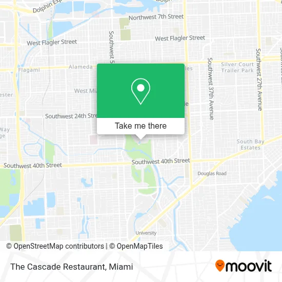 The Cascade Restaurant map