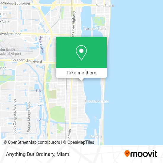 Anything But Ordinary map