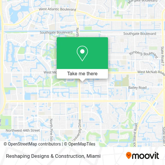 Reshaping Designs & Construction map