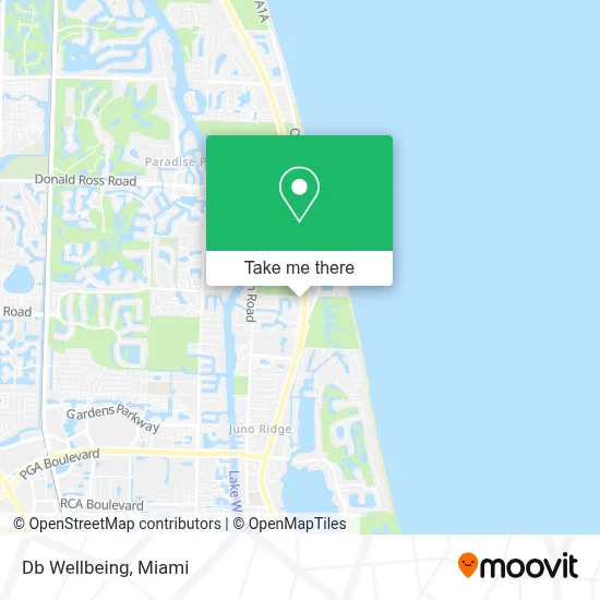 Db Wellbeing map
