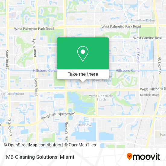 MB Cleaning Solutions map