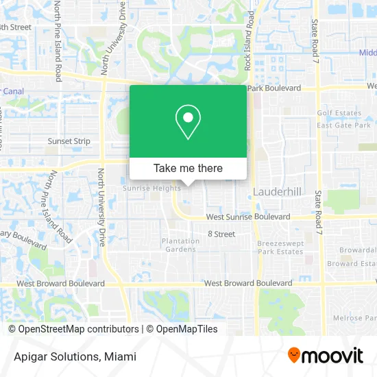 Apigar Solutions map