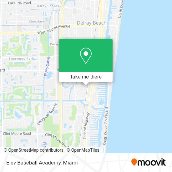 Elev Baseball Academy map