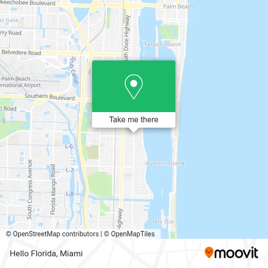 Hello Florida map