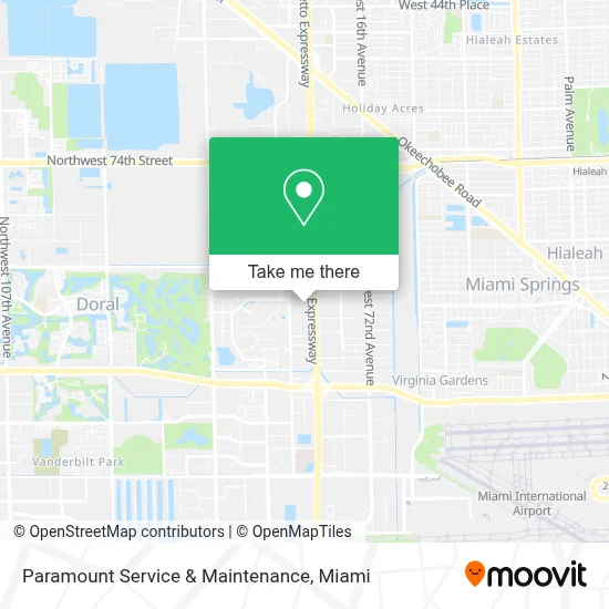 Paramount Service & Maintenance map