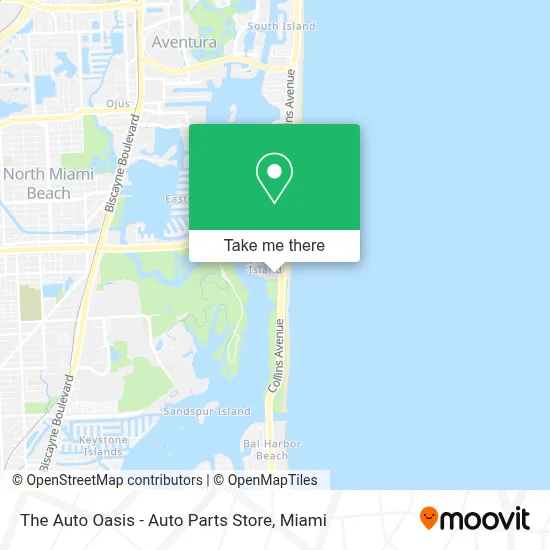 The Auto Oasis - Auto Parts Store map