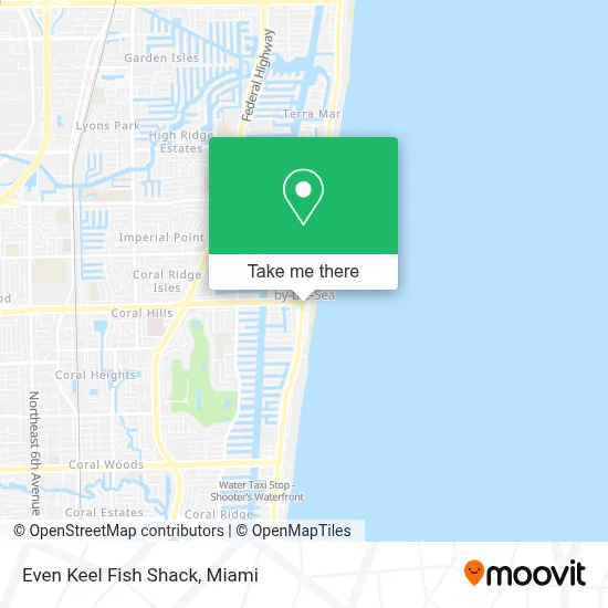 Even Keel Fish Shack map