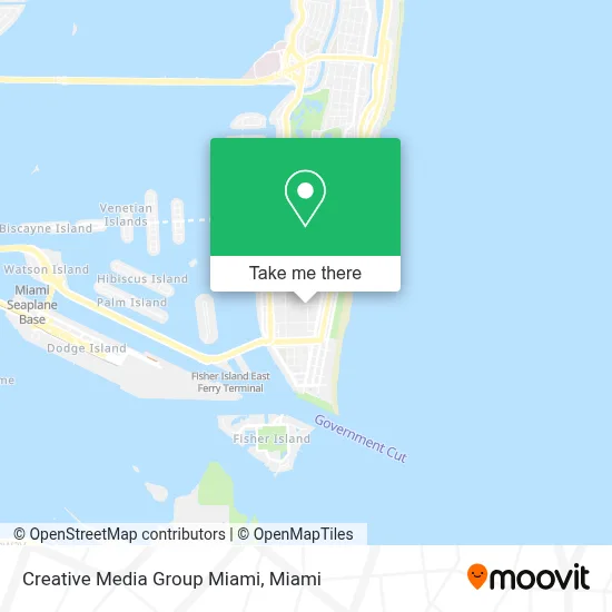 Creative Media Group Miami map