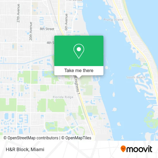 H&R Block map