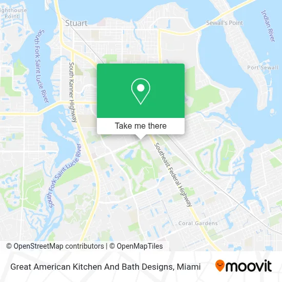Great American Kitchen And Bath Designs map