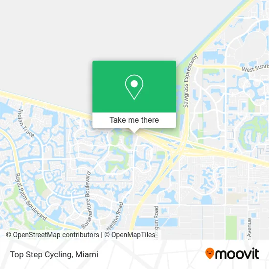 Top Step Cycling map