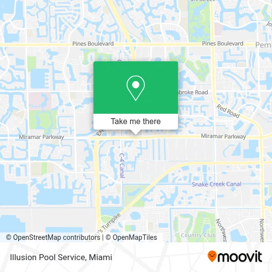 Illusion Pool Service map