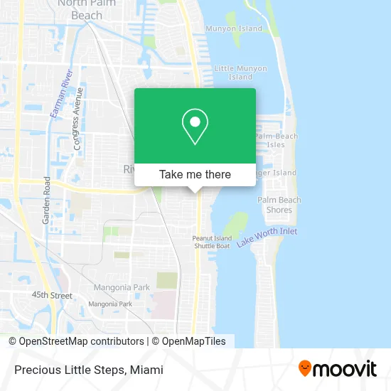 Precious Little Steps map