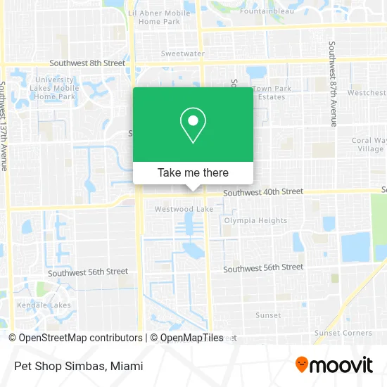 Pet Shop Simbas map