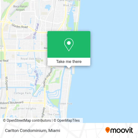 Carlton Condominium map