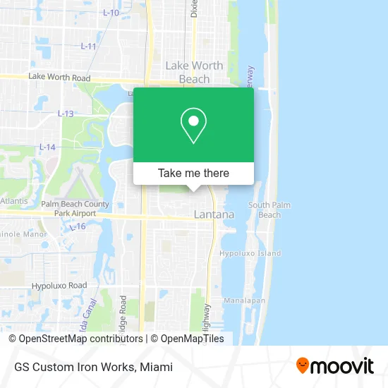 GS Custom Iron Works map