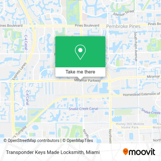 Transponder Keys Made Locksmith map