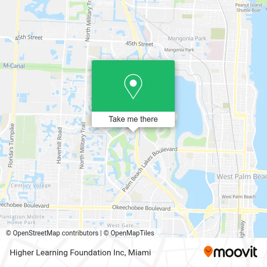 Higher Learning Foundation Inc map