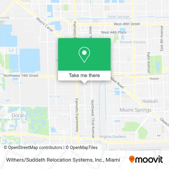Withers / Suddath Relocation Systems, Inc. map