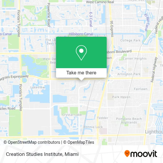 Creation Studies Institute map