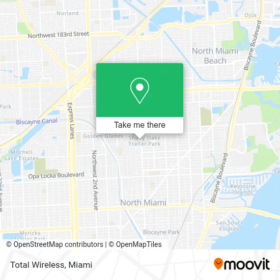 Total Wireless map