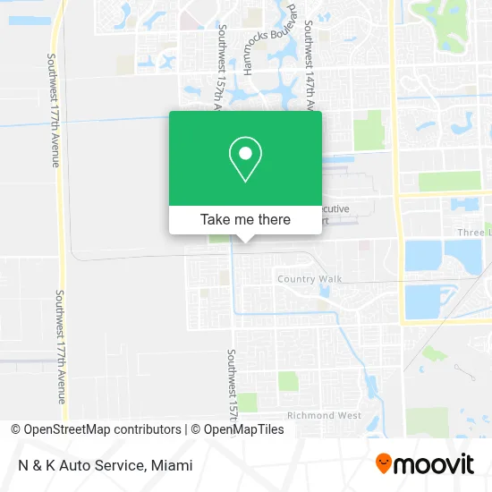 N & K Auto Service map