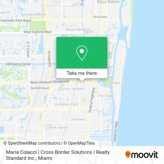 Maria Colacci | Cross Border Solutions | Realty Standard Inc. map