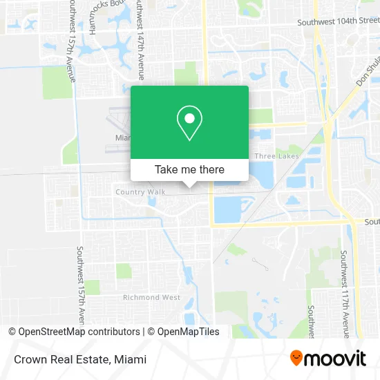 Crown Real Estate map