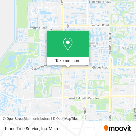 Kinne Tree Service, Inc map
