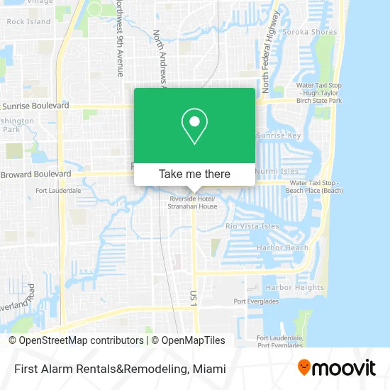 First Alarm Rentals&Remodeling map