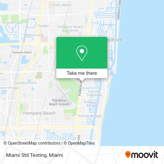 Miami Std Testing map