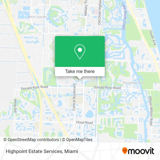 Highpoint Estate Services map