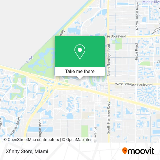 Xfinity Store map