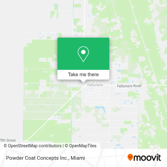 Powder Coat Concepts Inc. map