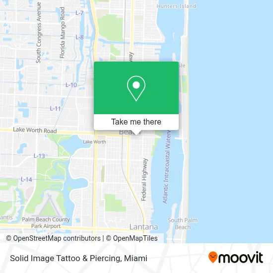Solid Image Tattoo & Piercing map