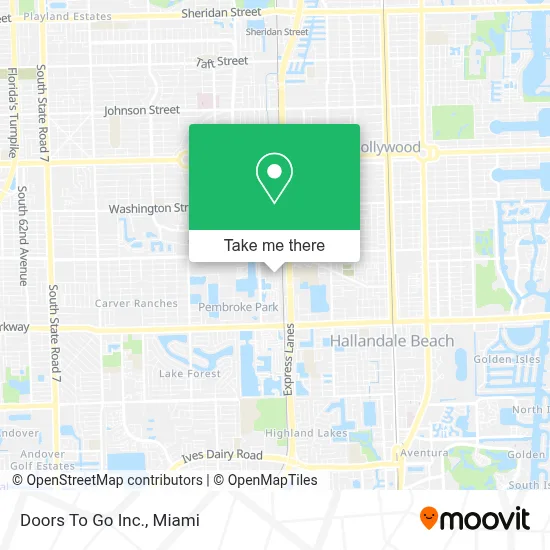 Doors To Go Inc. map