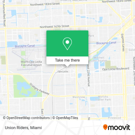 Union Riders map