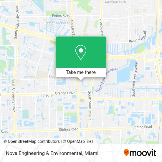 Nova Engineering & Environmental map