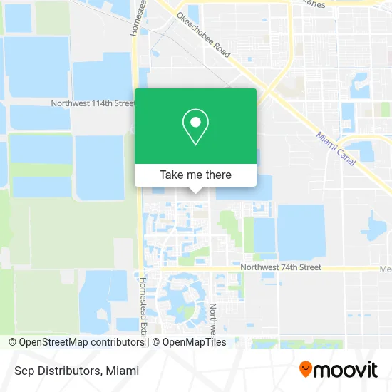 Scp Distributors map