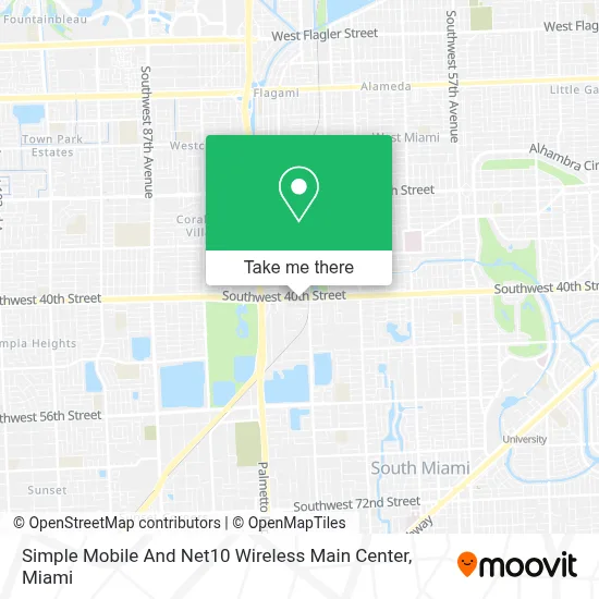 Simple Mobile And Net10 Wireless Main Center map
