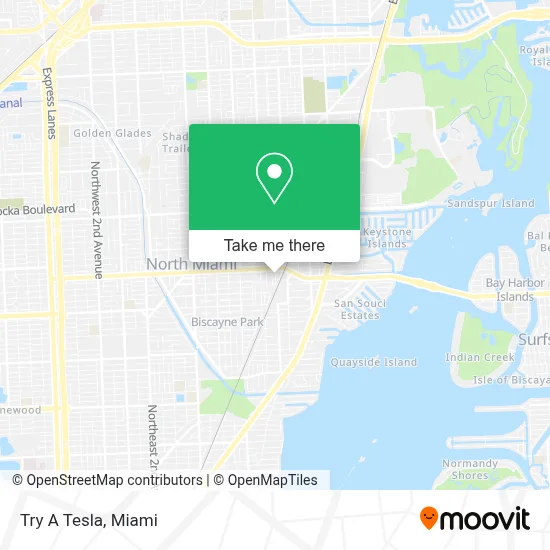 Try A Tesla map