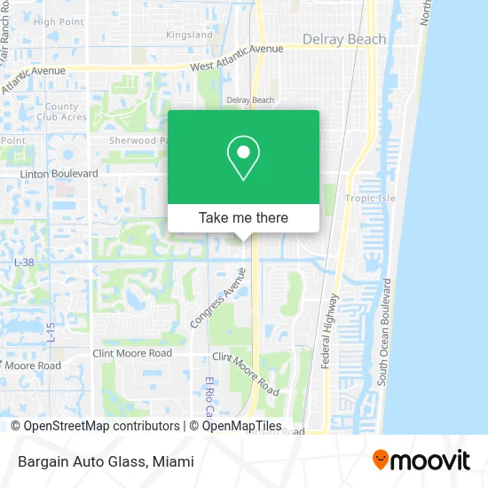 Bargain Auto Glass map