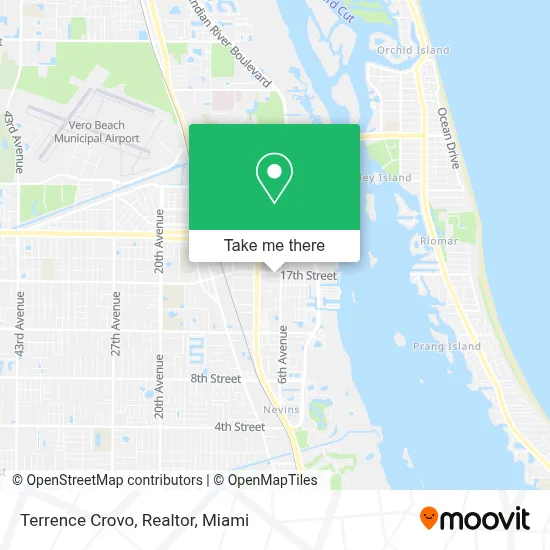 Terrence Crovo, Realtor map