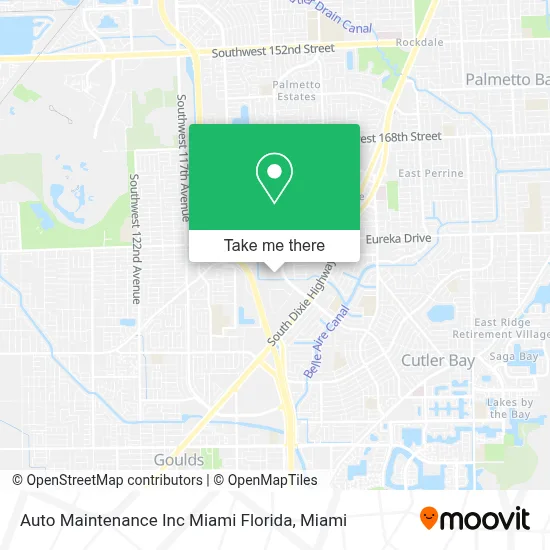 Auto Maintenance Inc  Miami Florida map